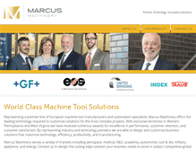 Tablet Screenshot of marcusmachinery.com